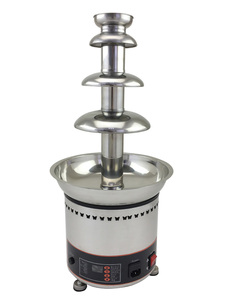 Fuente de Chocolate Comercial de Acero Inoxidable 110-220V, Máquina de Fondue de Chocolate para Hotel, Cafetería, 4 Niveles - Product Image 1