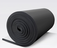 Tube d'isolation en mousse de caoutchouc NBR-PVC noir Aigao, classe B1, résistant au feu, pour système de bâtiment commercial