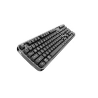 Teclado Inalámbrico MOFii Crystal Arc, Colorido, Transparente, Tri-modo, Retroiluminación RGB, Recargable, con Cable Tipo C