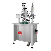 Machine de remplissage de canettes aérosol Machine à sceller les peintures en aérosol Acier inoxydable 3,4 Personnalisation d'usine Semi-automatique 3 en 1