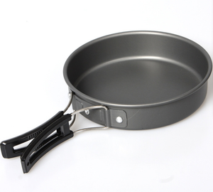 Ensemble de cuisine de <span class=keywords><strong>camping</strong></span> portable SOLO WILD, casseroles et poêles pour la cuisine en plein air, <span class=keywords><strong>kit</strong></span> de cuisine 3 en 1, ensembles de cuisine en aluminium - Product Image 2