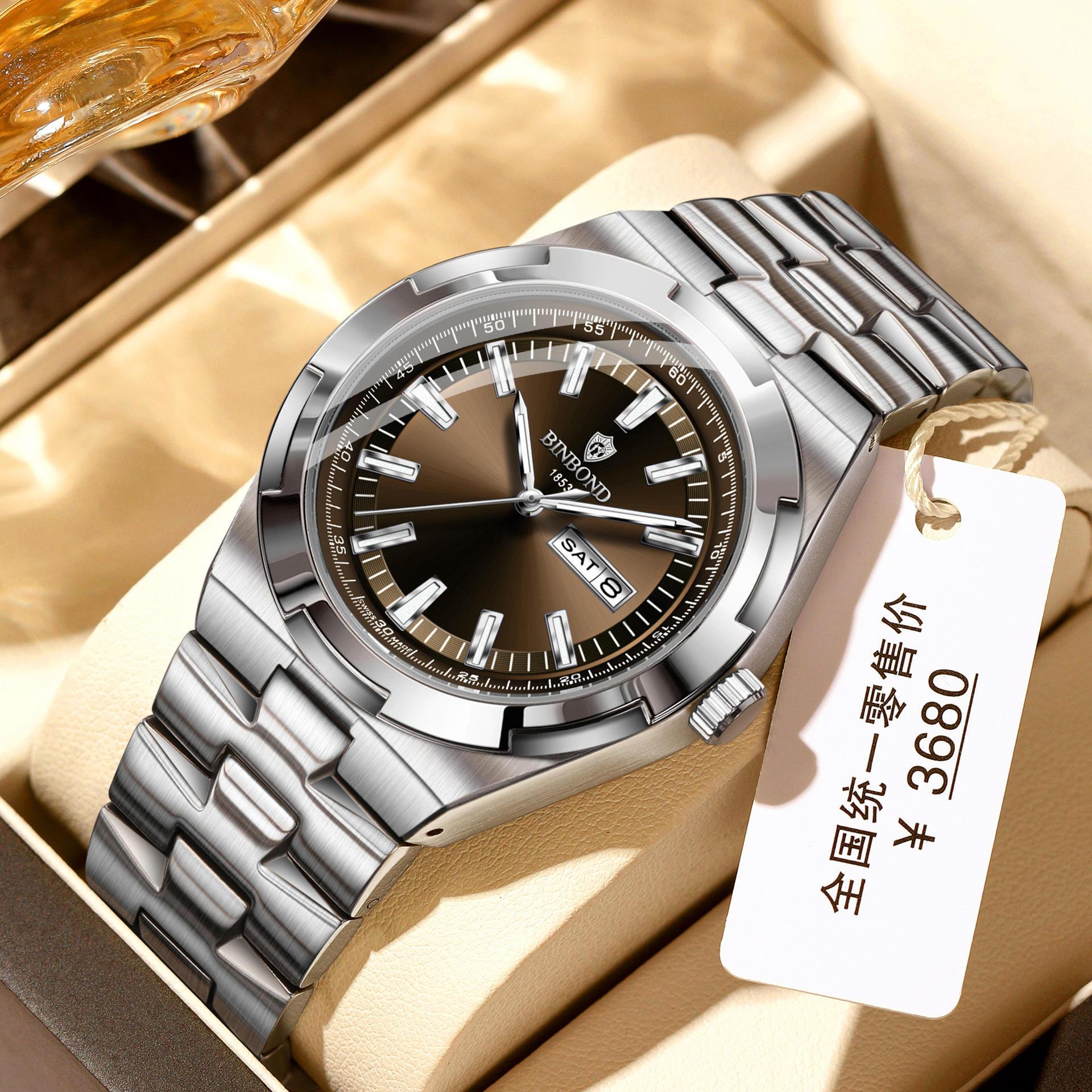 เหล็กสีขาว - พื้นผิวสีกาแฟ