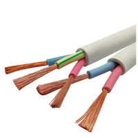 Câble d'alimentation RVV en cuivre de haute qualité pour appareils électroménagers 300/500V, isolation et gaine en PVC multicœur, blindage en cuivre