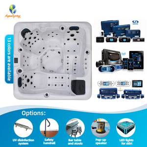 Factory Price 82 Jets Luxury Outdoor Spa Hot Tub Jacuzzier Whirlpool Massage Spa Bathtub with Balboa System and Acrylic <strong>Shell</strong> - Product Image 2