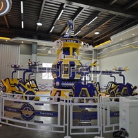 Manège gonflable Time Jump Mini monté sur remorque, équipement d'amusement familial pour aire de jeux pour enfants, manège de fête foraine personnalisable.