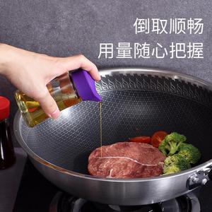 Distributeur d'huile avec bouchon en silicone, bouteille de condiment portable, résistante aux fuites, pour la maison, la cuisine, les voyages, taille M - Product Image 3