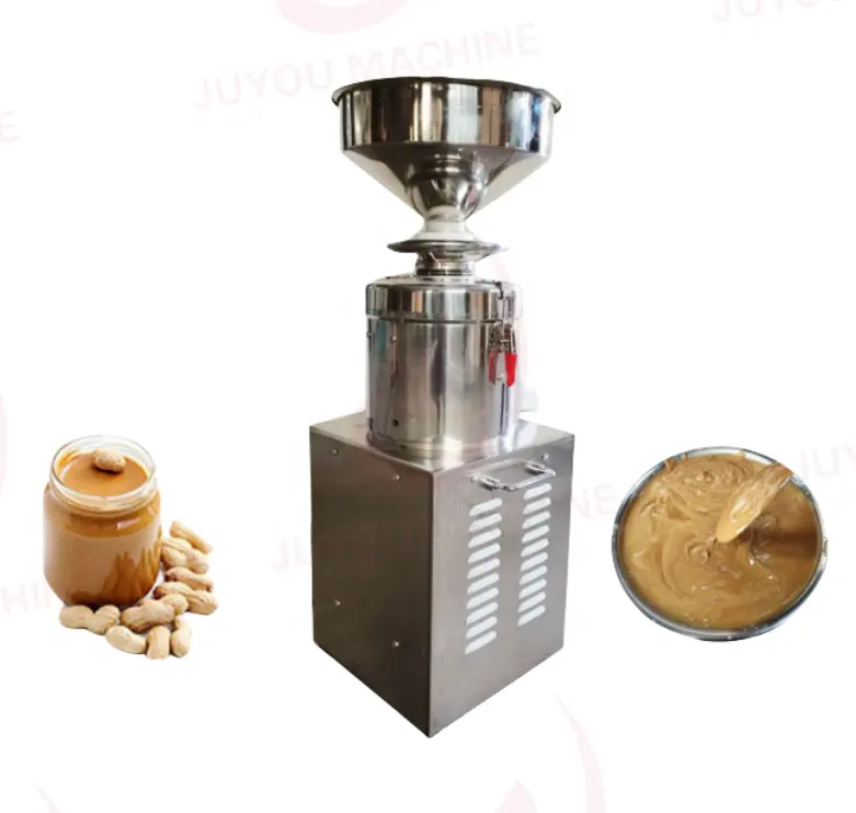 Machine de fabrication de beurre d'arachide au sésame JUYOU/rectifieuse de beurre d'arachide/machine à presser la pâte de noix
