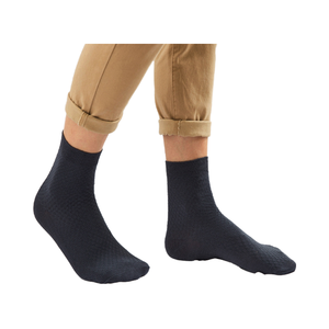 Hoge Kwaliteit Grote Maat Heren Bamboe Vezel Compressie Sokken Ademende Crew Voor Zakelijke Casual Winter <span class=keywords><strong>Hand</strong></span> Getrokken Logo Op Lichaam - Product Image 4