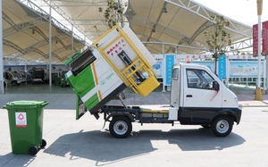 New Brand Electric <strong>Garbage</strong> Compactor <strong>Truck</strong> <strong>Mini</strong> Self-loading Bin Lifter <strong>Garbage</strong> Car - Product Image 3