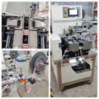 JINGDA Automatic Label Cut and Fold Machine for Satin Ribbon, Cotton Tape, Nylon Taffeta & Clothing Labels
