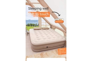 Matelas Gonflable Moderne à Gonflage Facile, Hauteur 40 cm, Tissu Lisse, pour Tente de Glamping - Product Image 4