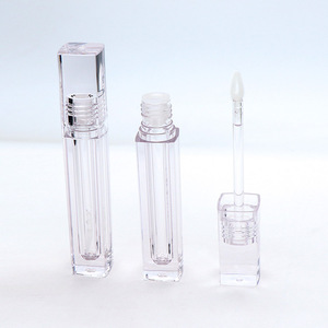 Envase de brillo de labios con patrón Floral transparente de 3,5 ml Brillo de labios Tubo vacío de bálsamo labial de alta calidad - Product Image 4