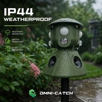 Vente en gros 360 °   Répulsif d'animaux à protection intégrale, étanche IP44, lumière stroboscopique LED haute intensité pour manoir et jardin