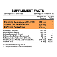 Capsules amincissantes ODM/OEM pour brûler les graisses, augmenter l'énergie, favoriser la perte de poids et la gestion du poids