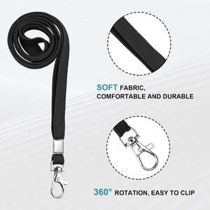 Porte-badge d'identification en nylon en gros avec crochet et cordon, résistant à l'eau, tendance, pour le bureau, l'école et les voyages - Product Image 3