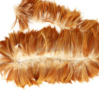 Costumes de carnaval accessoire de chapellerie 4-6in blanchi blanc naturel coq Hackle plumes enfilées