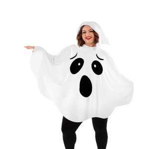 Costume <span class=keywords><strong>fantasma</strong></span> donne adulte spettrale fantasmi Costume bianco <span class=keywords><strong>fantasma</strong></span> Poncho con cappuccio adulti spettrale costumi di Halloween per le donne - Product Image 5
