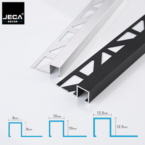 פרופיל אלומיניום מרובע להגנה על קצוות - עיצוב מודרני לקישוט קירות ורצפות - Product Image 1