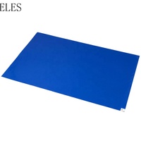 Alfombrilla Antiestática ESD de 17" x 23", 30 Hojas, Alfombrillas Azules para Cuartos Limpios que Eliminan la Suciedad para Laboratorios, Construcción, Hospitales y Calzado