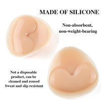 Inserts de coussinets de soutien-gorge en silicone adhésif double face OEM Inserts collants instantanés pour coussinets de soutien-gorge Accessoires de sous-vêtements