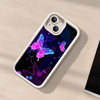 Coques de Téléphone Antichoc Luxe Papillons pour iPhone 17 Air 16 15 Plus Pro Max 14 13 12 11 – Protection Arrière Anti-chute