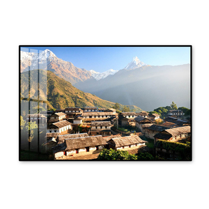 <span class=keywords><strong>Peinture</strong></span> en porcelaine cristalline avec cadre en aluminium, <span class=keywords><strong>paysage</strong></span> <span class=keywords><strong>de</strong></span> montagne enneigée imperméable 2026, pour la décoration murale <span class=keywords><strong>de</strong></span> la maison et <span class=keywords><strong>de</strong></span> l'hôtel - Product Image 2