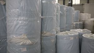 Filamento transpirable de fibra de maíz PLA Spunbonded, filtro de bolsa de té no tejido, bolsa de compras de tela degradable, ácido poliláctico Fusible - Product Image 6