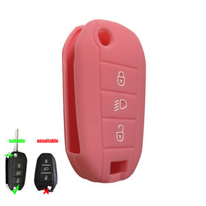 Couvercle de porte-clés pliant en silicone pour <span class=keywords><strong>Peugeot</strong></span> <span class=keywords><strong>208</strong></span> 2008 301 308 3008 RCZ 508 408 2008 307 étui pour citroën C3 C4 Berlingo 2021 - Product Image 4