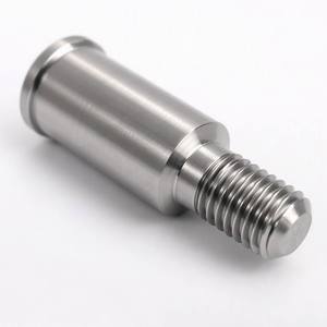 CNC Turned Stainless Shoulder <b>Screw</b> Ground Cylinder Threaded End for Pump Housing Bearing Retainer Mounting Stud - Product Image 1