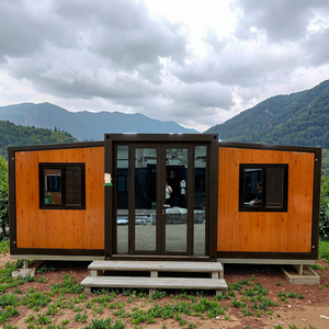 आधुनिक लक्जरी गले लगाने के लिए 20 फीट 40 फीट त्वरित स्थापना फ्लैट पैक लुभावनी कंटेनर होम मॉड्यूलर प्रीफैब हाउस - Product Image 1