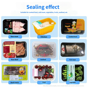 Automatic MAP Tray Sealer <strong>Machine</strong> Nitrogen Fill Meat Vacuum Tray Packing <strong>Machine</strong> Meal <strong>Modified</strong> <strong>Atmosphere</strong> Tray Sealing <strong>Machine</strong> - Product Image 4
