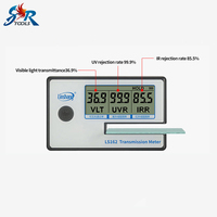 Alat Ukur Transmisi Sinar Matahari Linshang LS162 Portabel dengan Bahan PP untuk Pemasangan Kaca Film Mobil