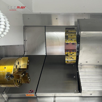 Tour-fraiseuse CNC COORAY CRL52MY à double broche, tourelle motorisée, lit incliné, contre-plate intégrée, axe Y, FANUC, pour usinage moyen
