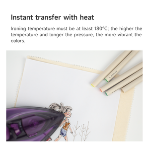 Kearing-Marqueur de transfert thermocollant à pointe biseautée de 3.5mm, 36 couleurs <span class=keywords><strong>pour</strong></span> tissu, tasse, verre, bois, ETP-336 de marquage - Product Image 6