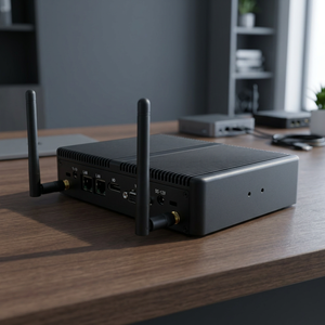 Fanless Mini PC Intel Core i5-4200U 8GB RAM 256GB SSD <b>Windows</b> <b>10</b> Dual Display VGA Industrial Silent Micro Desktop <b>Computer</b> - Product Image 3