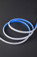 Tira de LED de Silicona de Neón en Forma de D de 7.513 mm, 12 V, IP67, Impermeable, Regulable, para Decoración del Hogar y Publicidad