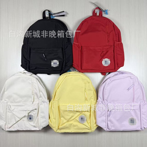 Student <b>Backpack</b> 18 In Solid Color Unisex Large Capacity For High School University Students Everyday Use - Product Image 3