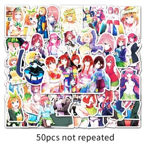 91 Phong Cách Sticker 50Pcs Chiikawa Quỷ Slayers Mofusand Capybara Thuốc Tẩy Crayon Shin-Chan Mashle Luffy Goku Dán Phim Hoạt Hình - Product Image 4