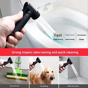 Accessoire de pulvérisation pour bidet de toilette, dispositif d'<span class=keywords><strong>hygiène</strong></span> féminine, pomme de douche pressurisée, une entrée, deux sorties, cuivre/alliage, moderne et simple - Product Image 3