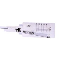 Lishi SZ14 lecteur de clé Auto voiture porte serrure choix décodeur outil de déverrouillage pour Suzuki moto