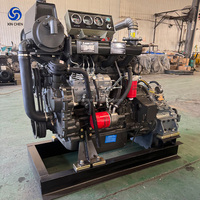 Moteur diesel marin hors-bord 4 à 6 cylindres refroidi par eau, 4 temps, démarrage électrique, pour bateau de pêche