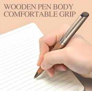 Sang Trọng Quà Tặng Doanh Nghiệp Bút Bi Văn Phòng Bằng Văn Bản Thân Thiện Với Môi Bằng Gỗ Bút Bi Thiết Lập Với Biểu Tượng Tùy Chỉnh Quà Tặng Bút - Product Image 4