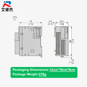Módulo PLC Schneider TM3DM24R nuevo y original, 24 IO (16 entradas, 8 salidas de relé), 24VDC, controlador lógico programable Modicon TM3. - Product Image 2