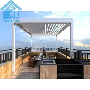 3x3 3x4 4 4x4 6x3m oem pergola наружный алюминиевый беседка для сада беседка