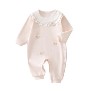 Combinaison Bébé Automne Classe A Nouveau-né Manches Longues Vêtements <span class=keywords><strong>de</strong></span> Maison Unisexe pour Bébé Fille - Product Image 5
