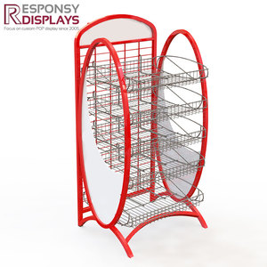 Exhibición de chocolate de mostrador atado de metal de supermercado para estantes de exhibición Premium de escaparate - Product Image 1