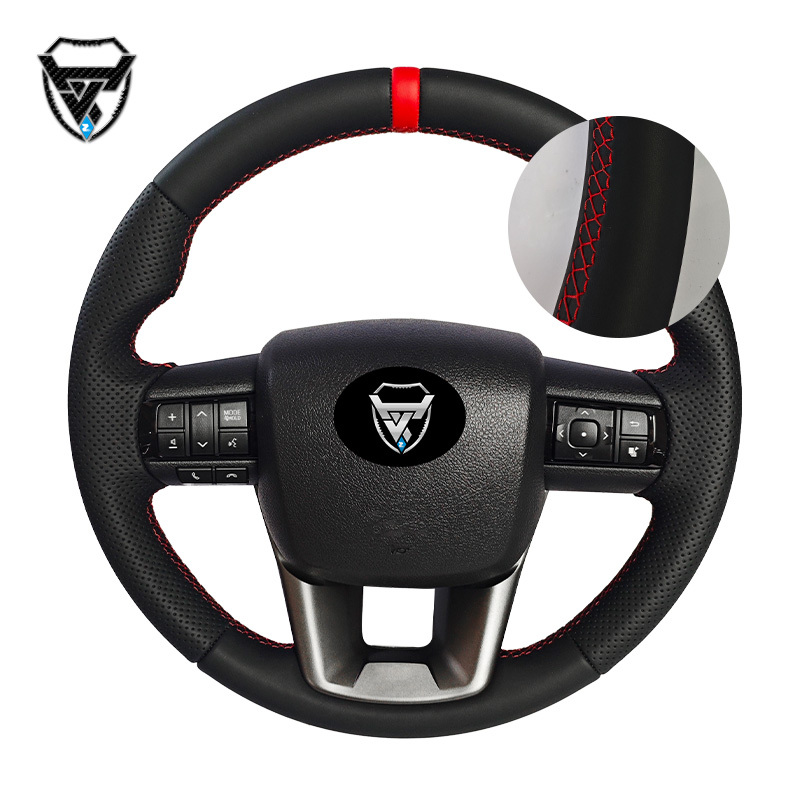 Leather Red Label Modified Steering Wheel
