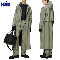 Vestes longues imperméables à capuche pour hommes, personnalisées, légères, respirantes, doublure en maille, séchage rapide à l'avant, pour les activités de plein air, les villes et les jours de pluie