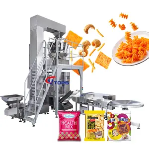 Vente en gros Machine de remplissage scellage d'emballage de bonbons à la crème glacée Machine d'emballage de chips de mangue Machine d'emballage de snacks avec peseur