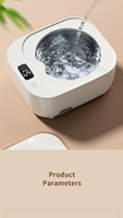 Household Ultrasonic Jewelry Glasses Denture Braces Cleaner Machine Portable Professional Ultrasonic Cleaner